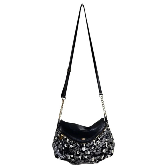 Juicy Couture Traveler Crossbody Bag Vintage Y2K Monogram Logo, Adjustable Strap - Picture 3 of 13